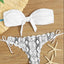 Ensemble de bikini deux pièces élégant à imprimé léopard