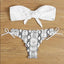 Ensemble de bikini deux pièces élégant à imprimé léopard