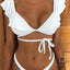Ensemble de bikini deux pièces élégant à imprimé léopard