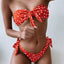 Ensemble de bikini deux pièces élégant à imprimé léopard