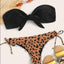Ensemble de bikini deux pièces élégant à imprimé léopard