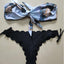 Ensemble de bikini deux pièces élégant à imprimé léopard