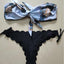 Ensemble de bikini deux pièces élégant à imprimé léopard