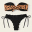 Ensemble de bikini deux pièces élégant à imprimé léopard