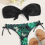 Ensemble de bikini deux pièces élégant à imprimé léopard