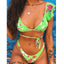 Ensemble de bikini deux pièces élégant à imprimé léopard