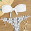 Ensemble de bikini deux pièces élégant à imprimé léopard
