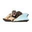 Beach Colored Paw Print Pet Bed | Cozy Dog & Cat Bed