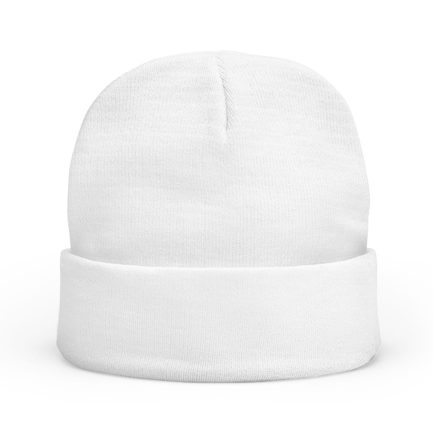 Bonnet en tricot brodé Sasquatch et chat