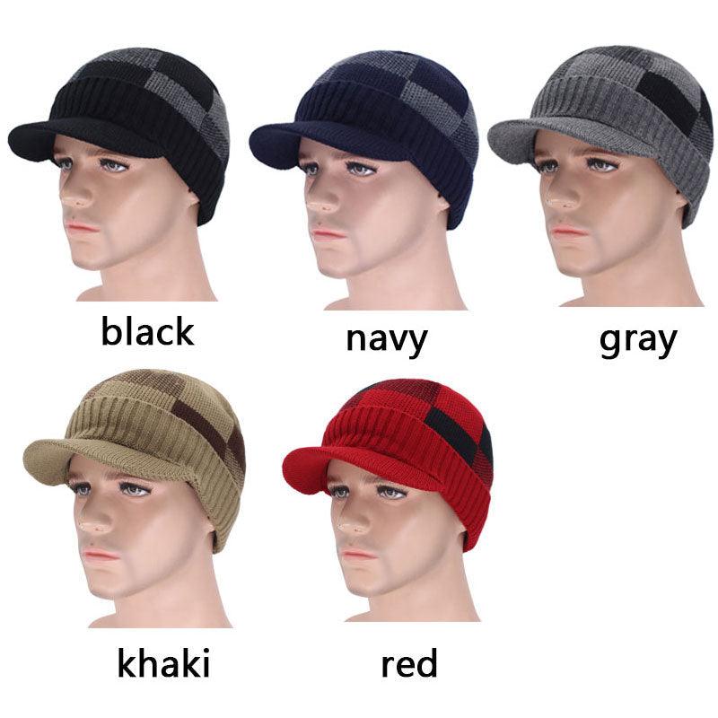 Allurelation Knitted Winter Beanie Set for Men