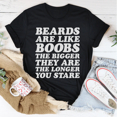Las barbas son como los pechos