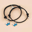 Ensemble de Bracelets Correspondants Élégants pour Couples avec Design de Papillon