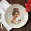 Plato Coleccionable de Hermosa Dama de los Gatos