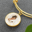 Beautiful Cat Lady Pendant Bracelet