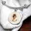 Beautiful Cat Lady Pendant Bracelet