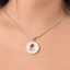Pendentif Collier Belle Dame aux Chats