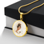 Pendentif Collier Belle Dame aux Chats