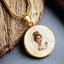 Pendentif Collier Belle Dame aux Chats