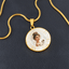 Pendentif Collier Belle Dame aux Chats