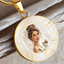 Pendentif Collier Belle Dame aux Chats