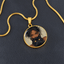 Charming Cat Lady Pendant Necklace