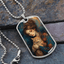 Beautiful Cat Lady with Roses Necklace