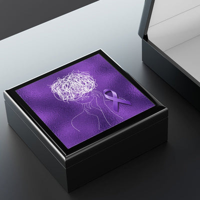 Elegant Epilepsy Brain Jewelry Box
