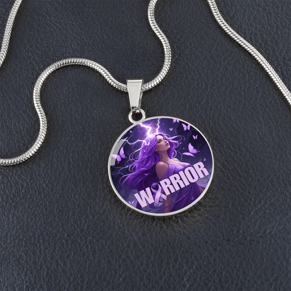 Elegant Epilepsy Warrior Pendant Necklace