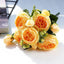 Lifelike Silk Rose & Peony Bouquet for Home & Wedding Decor - Korvel