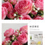 Lifelike Silk Rose & Peony Bouquet for Home & Wedding Decor - Korvel