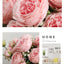 Lifelike Silk Rose & Peony Bouquet for Home & Wedding Decor - Korvel