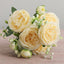 Lifelike Silk Rose & Peony Bouquet for Home & Wedding Decor - Korvel