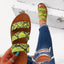 Stylish Snake Print Flat Slide Sandals for Women