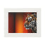 Impresión de Arte Fine Art de Tigre Hermoso con Marco Passepartout