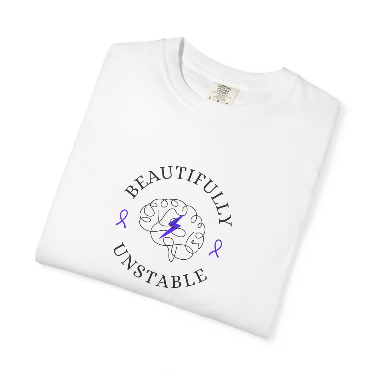T-shirt unisexe Beautifully Unstable – Sensibilisation à l'épilepsie