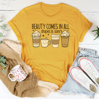 Camiseta "La belleza viene en todas las formas y tamaños"