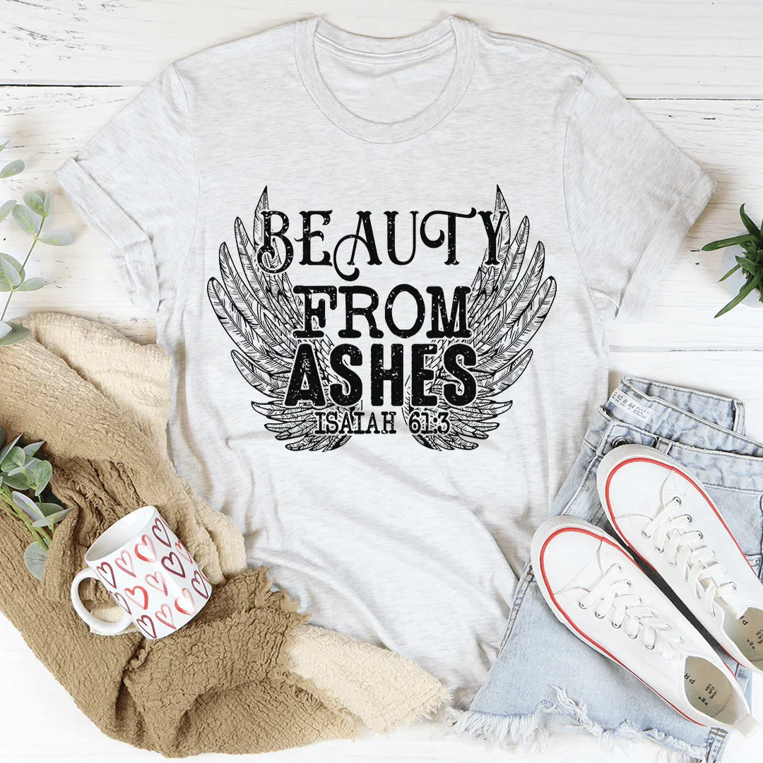Beauty From Ashes Isaiah 61:3 Tee - Korvel