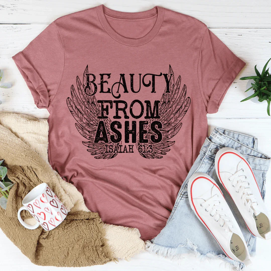 Beauty From Ashes Isaiah 61:3 Tee - Korvel