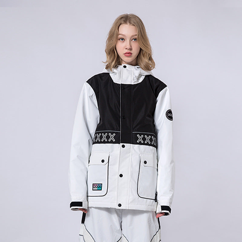 Premium Waterproof and Warm Double-board Ski Jacket