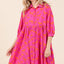 Vestido Mini de Botones con Estampado de Cebra para Mujeres