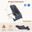 Asiento de rebote para bebés Gbruno - Estructura de aluminio gris