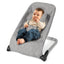 Asiento de rebote para bebés premium con marco de aluminio - Gris claro