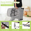 Asiento de rebote para bebés premium con marco de aluminio - Gris claro