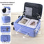 Three-Piece Expandable Carry-On Suitcase Set