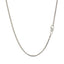 14k White Gold Franco Chain - 1.2mm Elegance
