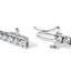 Bracelet de tennis en or blanc 14K avec diamants cultivés en laboratoire - 4,0 Cttw