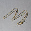 Cadena de Colgante de Enlaces de Barra de Oro de Dos Tonos de 14k (1.4mm)