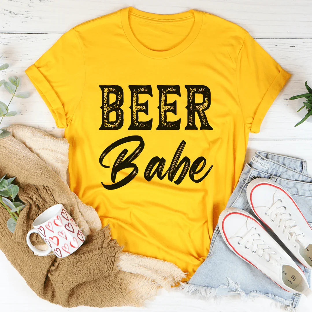 Beer Babe Tee - Fun & Comfy T-Shirt for Beer Lovers