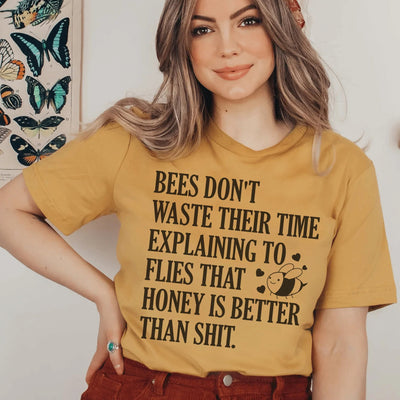 Bees Don't Waste Their Time Tee - Korvel