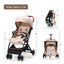 Gbruno Lightweight Aluminium Frame Baby Stroller - Net-Beige